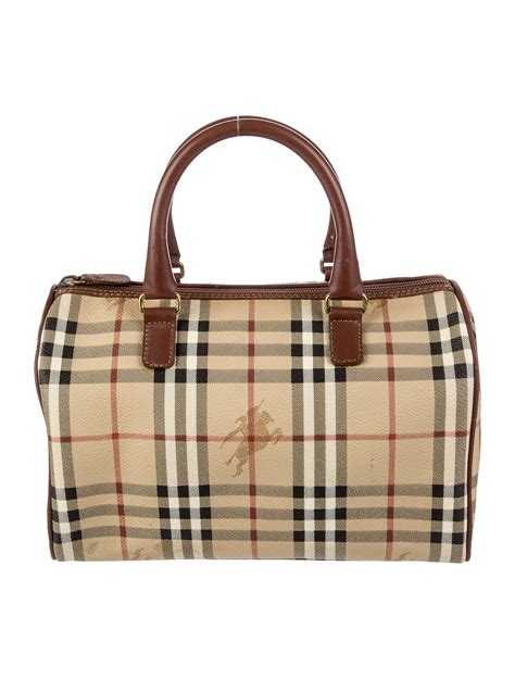 burberry haymarket check boston satchel handbag|burberry tote handbags.